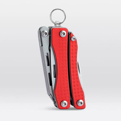 NexTool Flagship Mini multi tool: red silver keychain folding knife