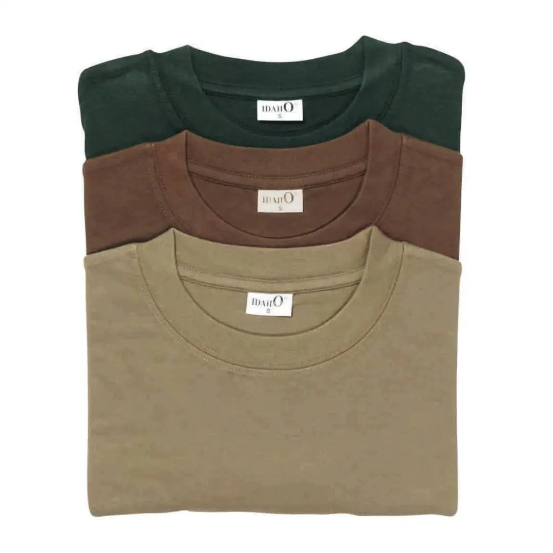 Stacked Folded T-Shirts from Percussion Pack Great Money Saving T-Shirt Bundle