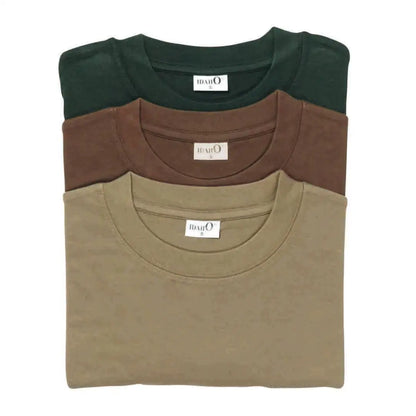 Stacked Folded T-Shirts from Percussion Pack Great Money Saving T-Shirt Bundle