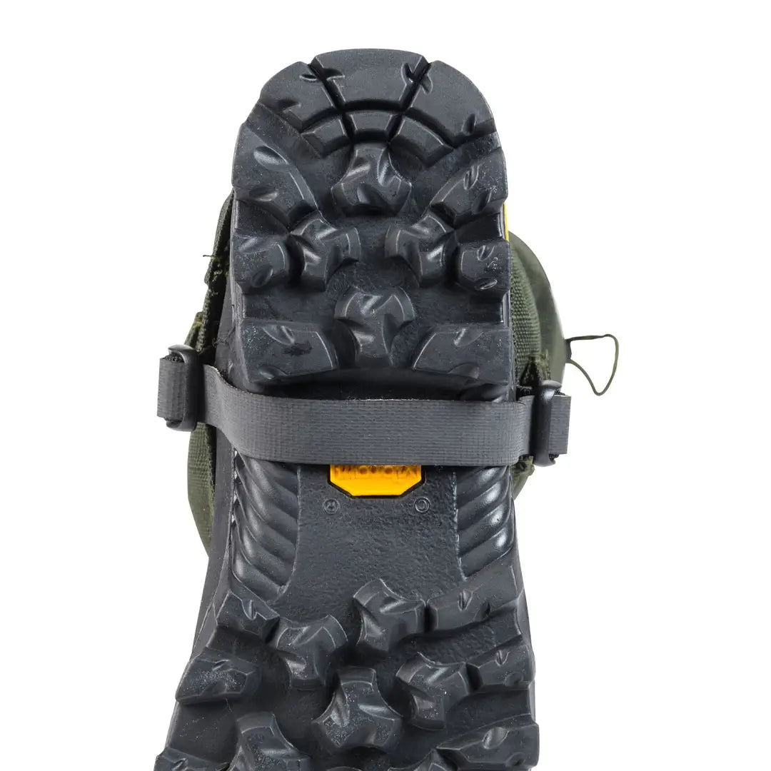 Hiking boot sole with strap on Percussion Rip-Stop 1200 Gaiters for outdoor adventures