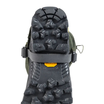 Hiking boot sole with strap on Percussion Rip-Stop 1200 Gaiters for outdoor adventures