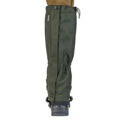 Green waterproof gaiter from Percussion Rip-Stop for country clothing and outdoor adventures