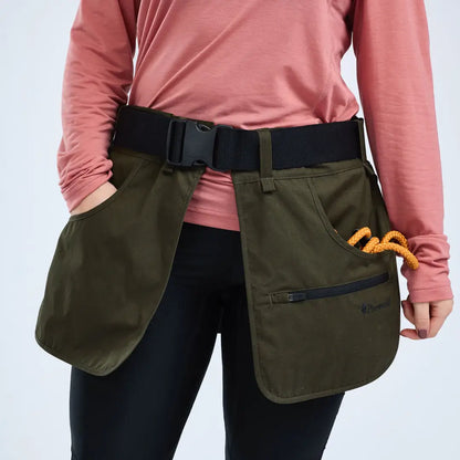 Olive green Pinewood Dog Sports waistbelt with pockets for dog sports gear