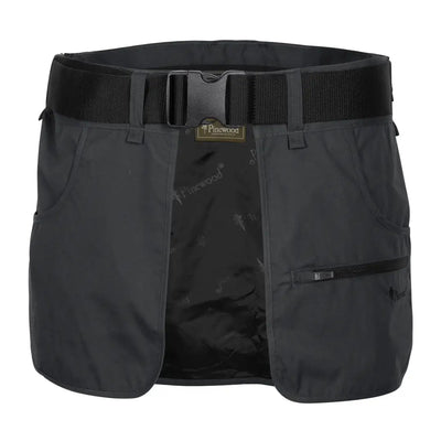 Dark gray shooting apron from Pinewood Dog Sports Waistbelt for dog sports and hunting trips