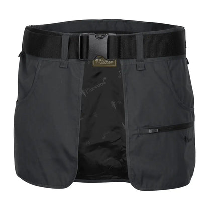 Dark gray shooting apron from Pinewood Dog Sports Waistbelt for dog sports and hunting trips