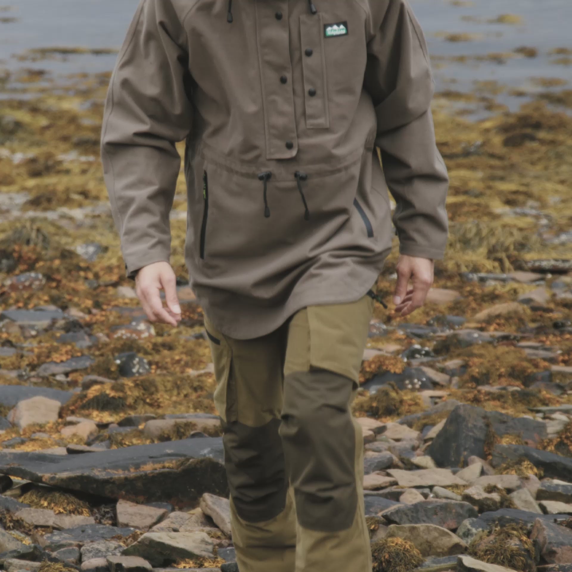 Ridgeline-Monsoon-Classic-Waterproof-Smock#colour_earth