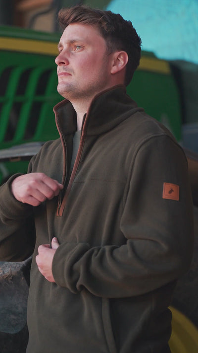 New Forest Knightwood Quarter Zip Fleece