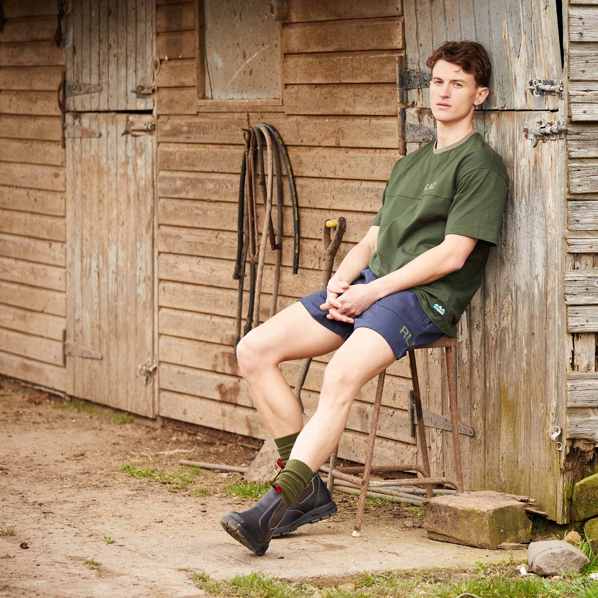 Ridgeline Hose Down T-Shirt#colour_olive