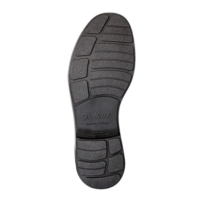 Black leather Redback Whistler Dress Boots with textured sole in the classic Redback range