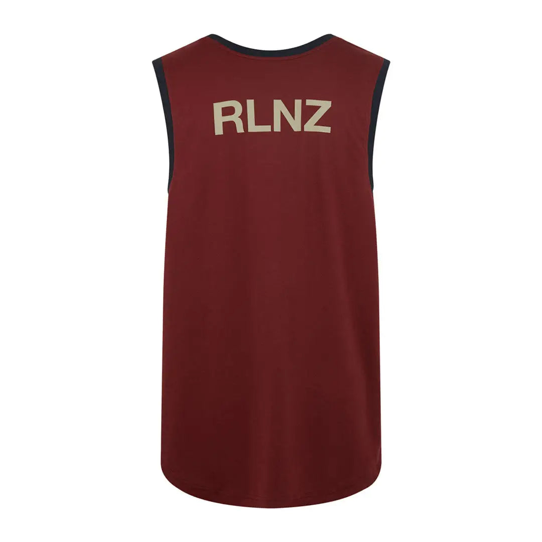 Maroon sleeveless Ridgeline Back Slider Singlet Top, perfect for country clothing and hunting