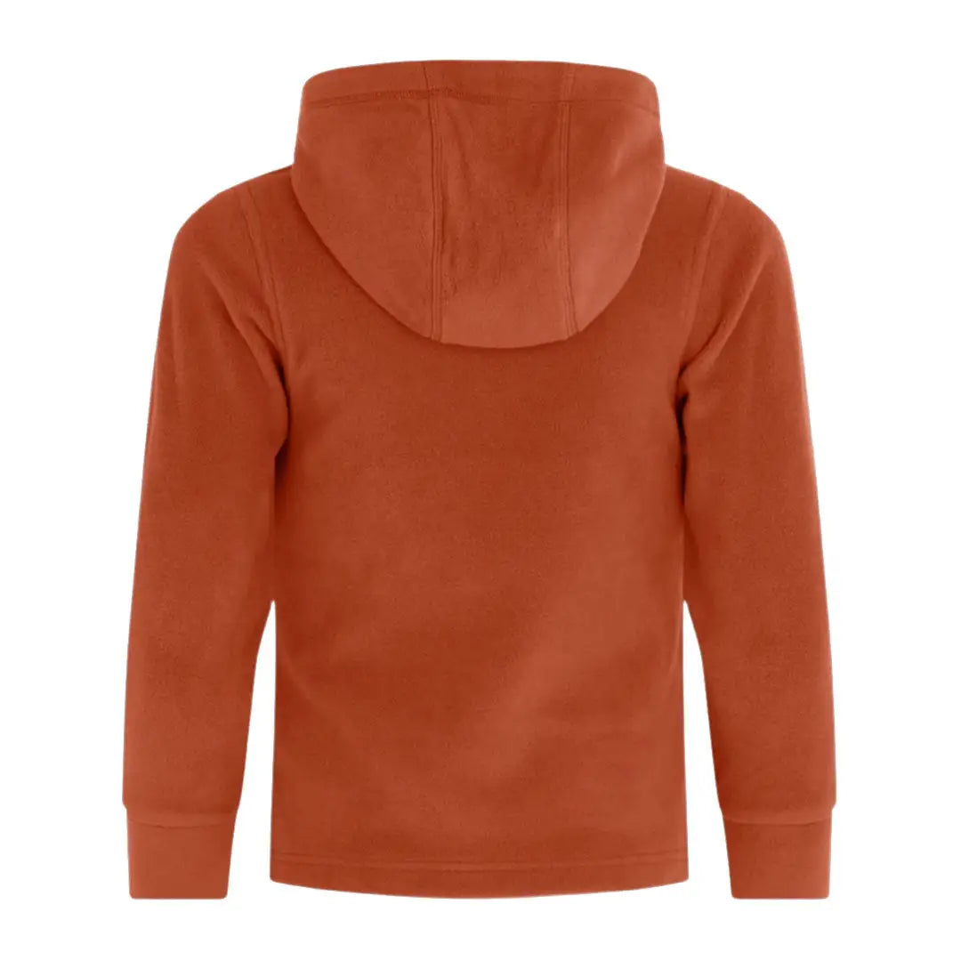 Orange kids ballistic fleece hoodie from Ridgeline Kids Ballistic Fleece Hoodie line