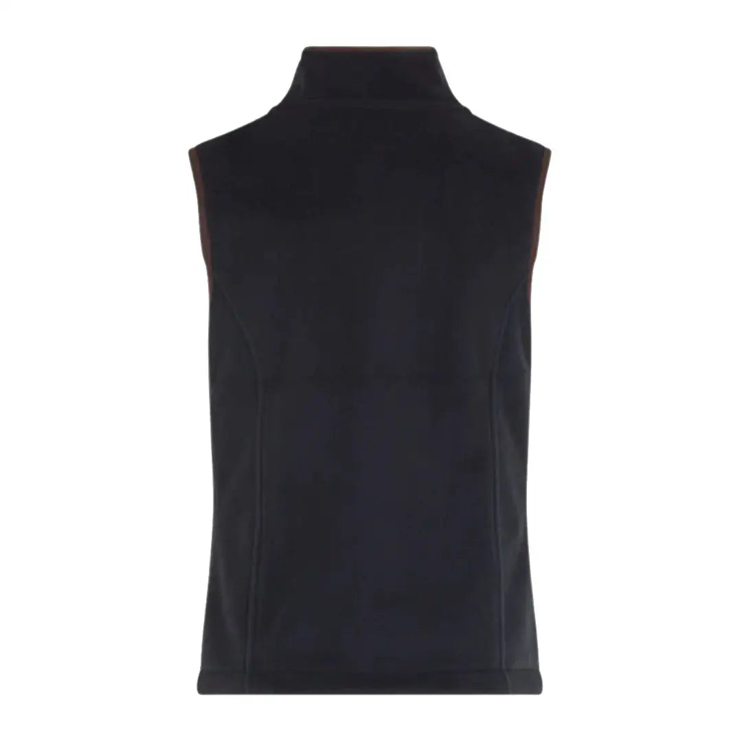 Sleeveless black fleece vest for kids showing Ridgeline Kids Kodiak Cub Gilet style