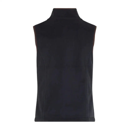 Sleeveless black fleece vest for kids showing Ridgeline Kids Kodiak Cub Gilet style