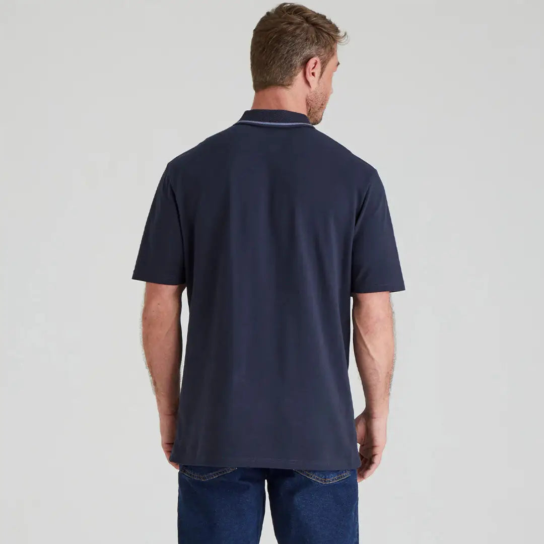 Navy blue Ridgeline Kilworth Polo Top for a stylish Kilworth polo look