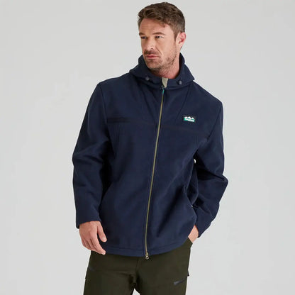 Navy hooded jacket Ridgeline Kodiak Fleece Jacket with Southern Star pro fleece, highly technical southern style