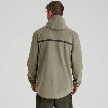 Olive green hooded jacket from Ridgeline Kodiak Fleece Smock collection with southern star pro fleece