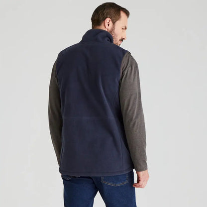 Navy blue fleece vest Ridgeline Kodiak Gilet perfect for outdoor adventures