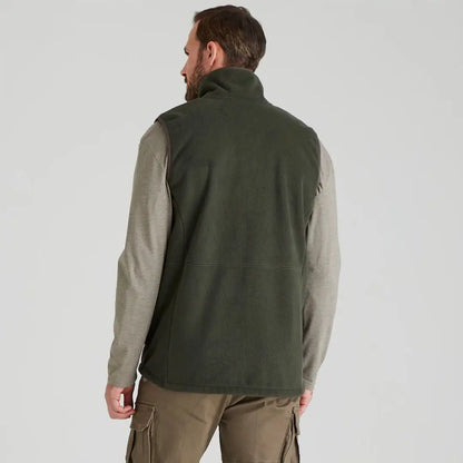 Olive green fleece vest Ridgeline Kodiak Gilet perfect for outdoor adventures