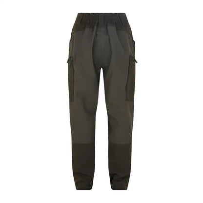Dark green Ridgeline Ladies Cambrian Trousers with elastic waistband and side pockets