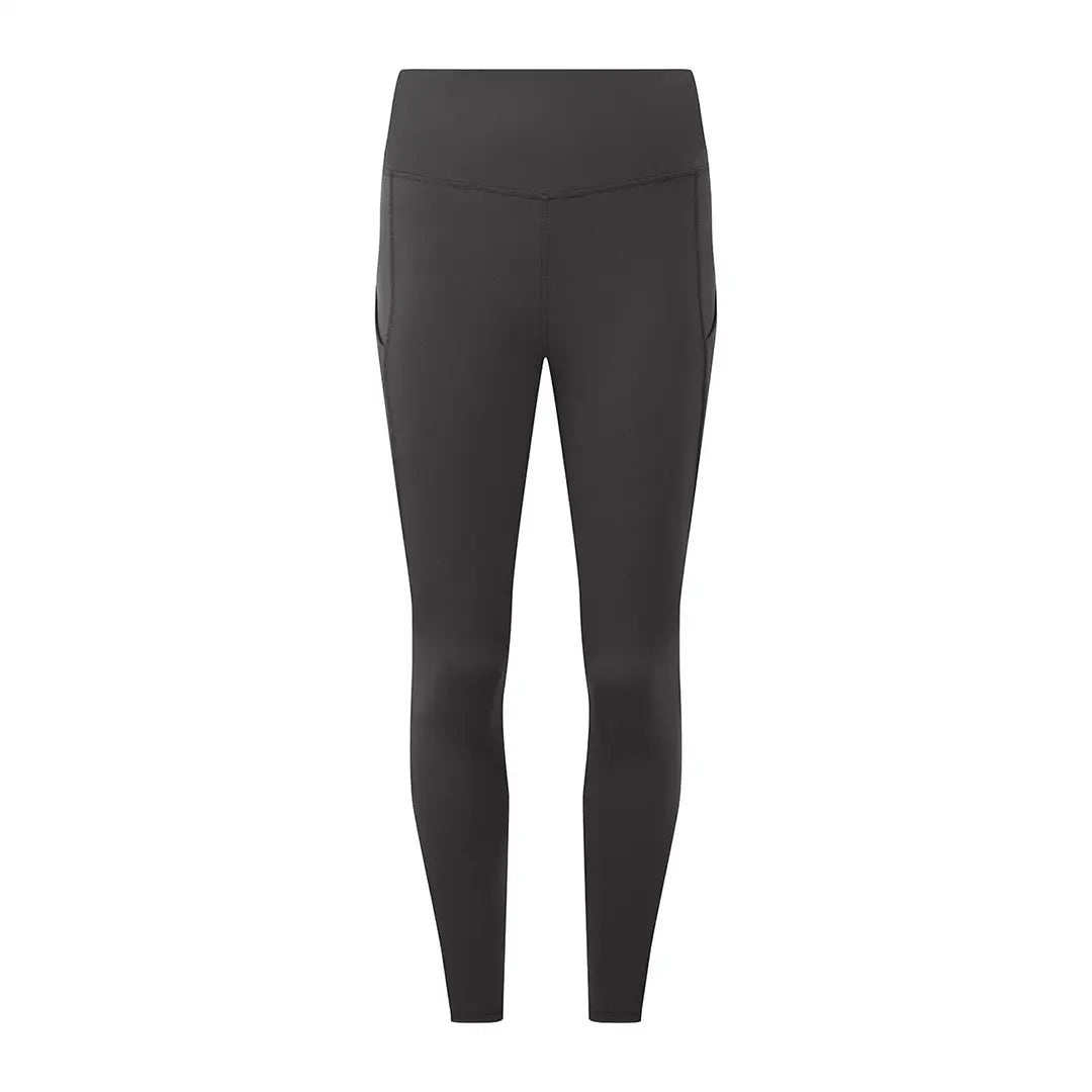 Dark gray Ridgeline Ladies Infinity Leggings showcasing mid-weight leggings feature