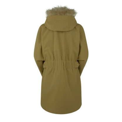 Khaki parka with fur-trimmed hood from Ridgeline Ladies Monsoon Nordic Jacket