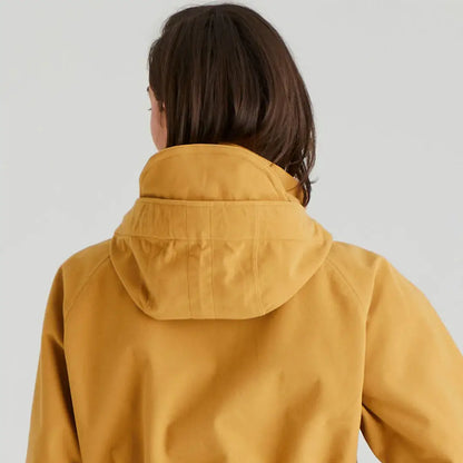 Mustard-colored Hooded Jacket from Ridgeline Ladies Monsoon Nordic Smock collection
