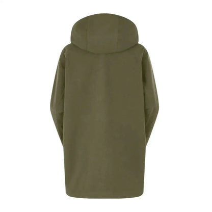 Olive green hooded parka showing Ridgeline Ladies Rhea Jacket for stylish outdoor wear