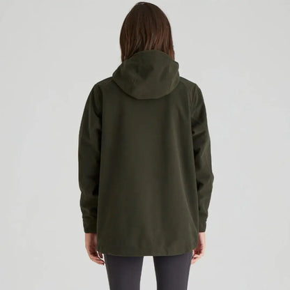 Olive green hooded Ridgeline Ladies Rhea Jacket perfect for outdoor adventures