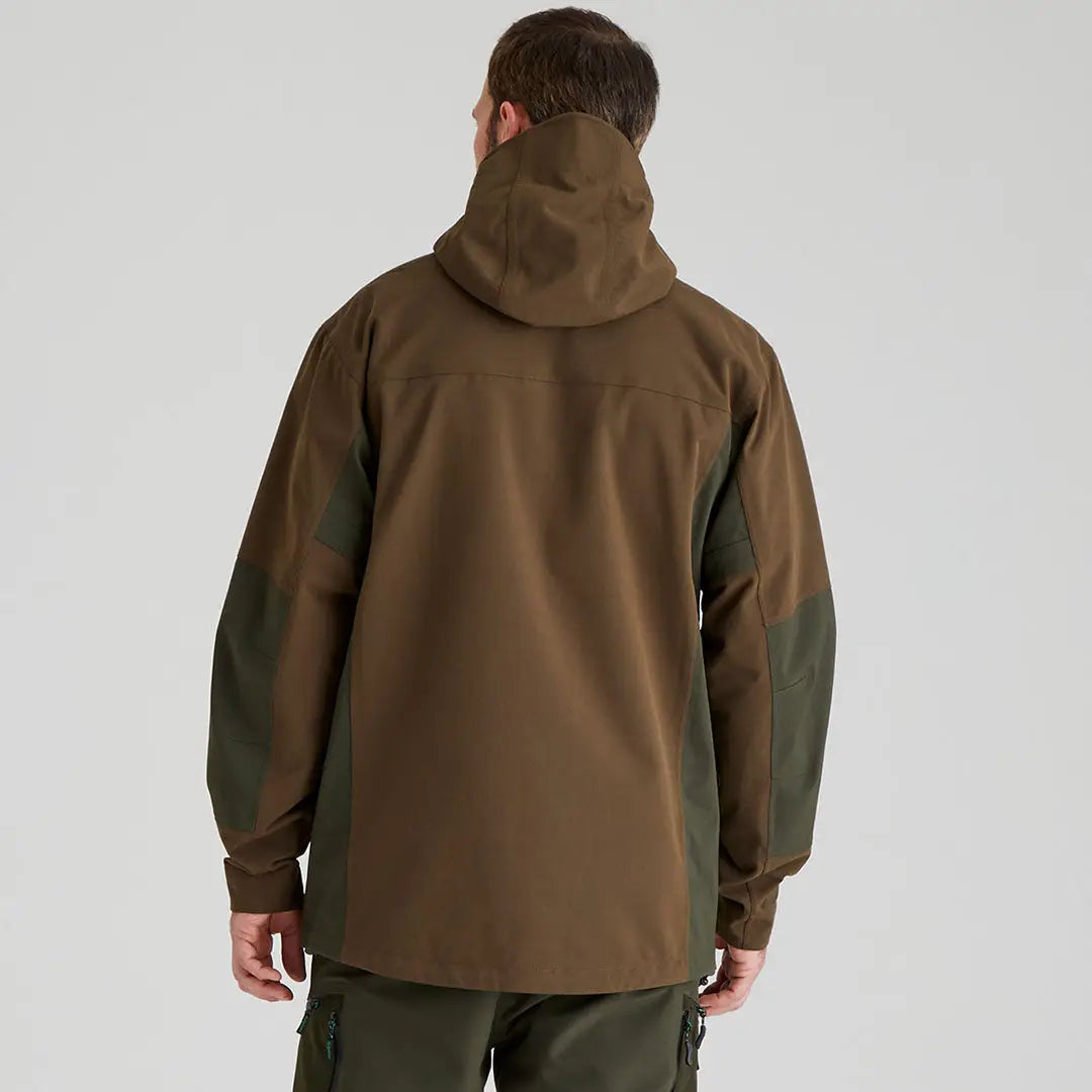Ridgeline Mens Cambrian Smock brown green hooded jacket perfect for country clothing and hunting