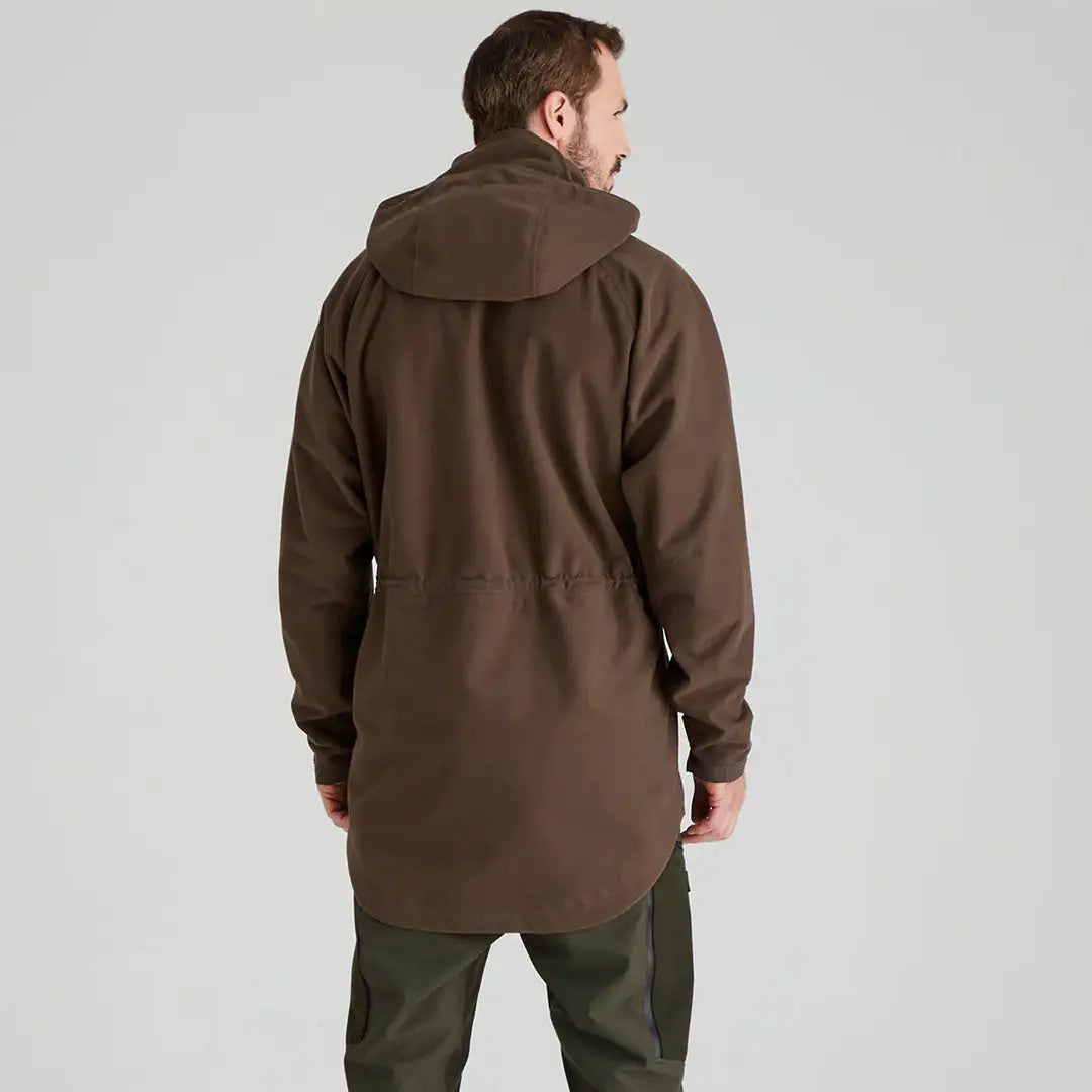Brown hooded parka from Ridgeline Mens Monsoon Classic Smock collection