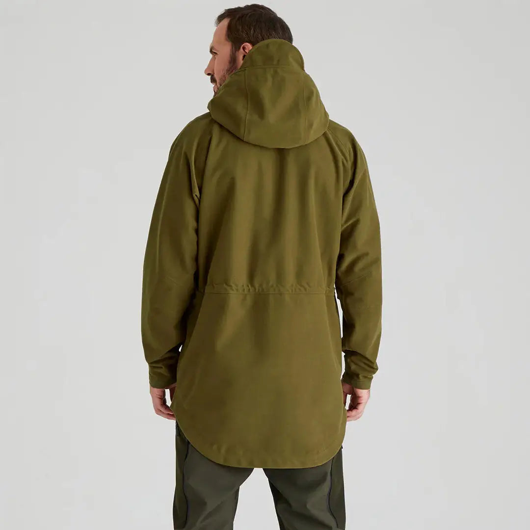 Olive green hooded parka from Ridgeline Monsoon Classic Smock collection