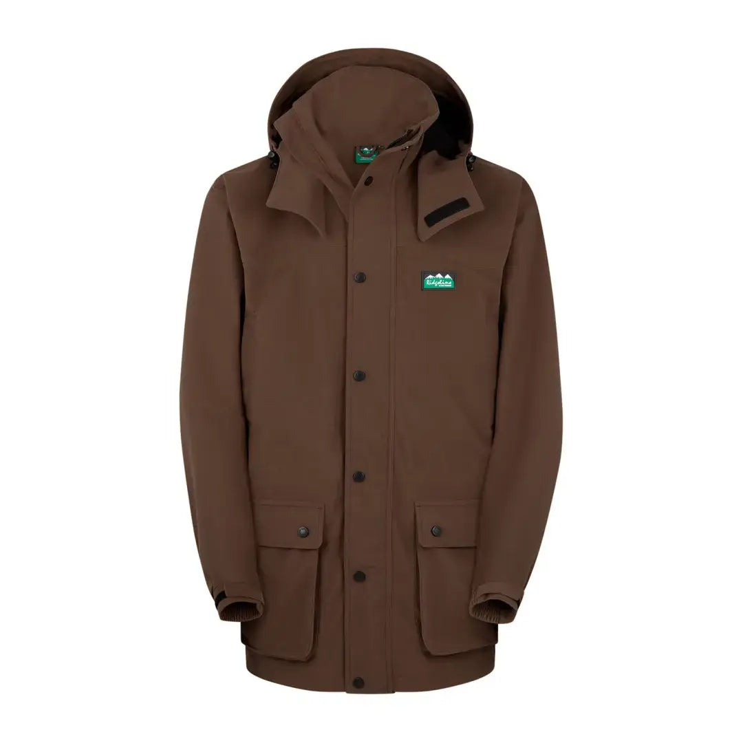 Brown hooded jacket from Ridgeline Torrent III, perfect for country clothing adventure