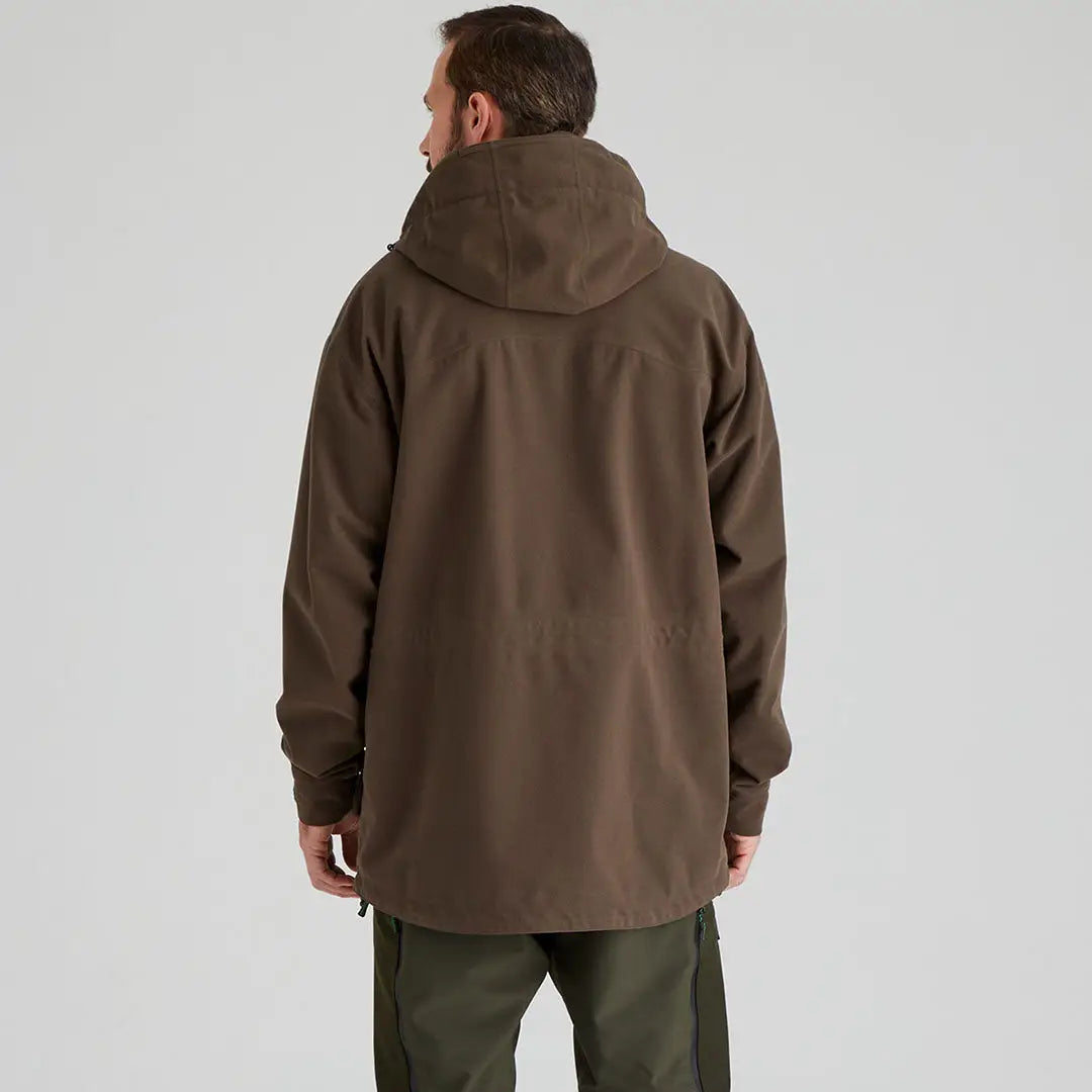 Brown hooded Ridgeline Torrent III Jacket for country clothing and outdoor adventures