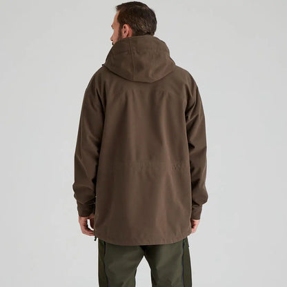 Brown hooded Ridgeline Torrent III Jacket for country clothing and outdoor adventures