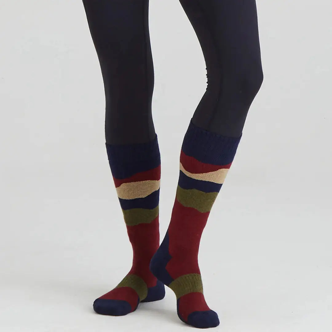Cool striped merino wool socks perfect for comfy wool socks fans