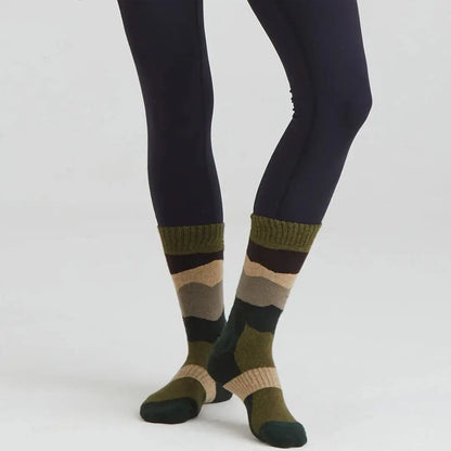Striped knee-high merino wool socks from Ridgeline Merino Wool Socks collection