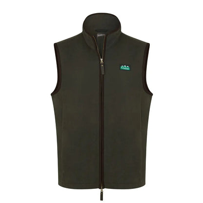 Olive green zip-up vest, stylish Ridgeline Monarch Gilet for outdoor adventures