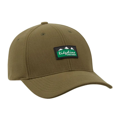 Olive green Ridgeline Monsoon Classic Cap with logo patch on the front