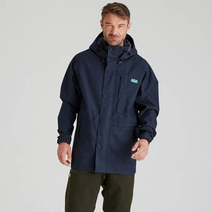 Navy Hooded Jacket from Ridgeline Monsoon Light collection perfect for rain