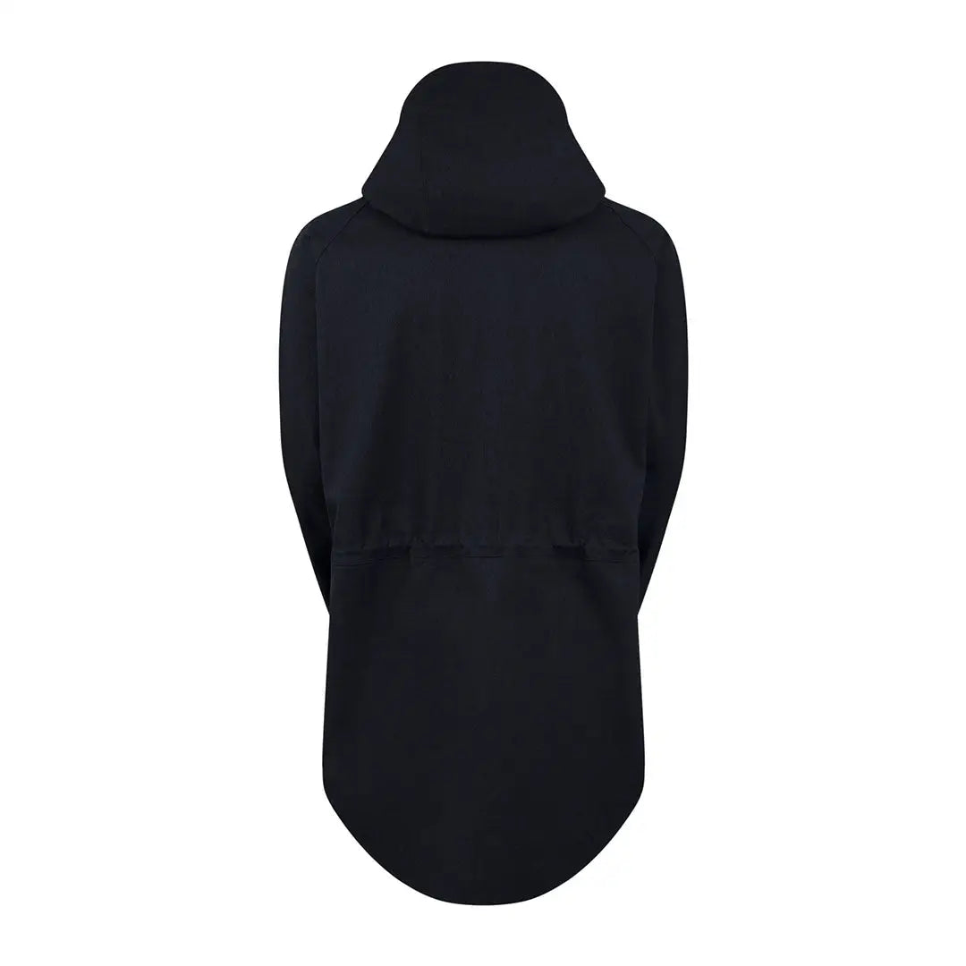 Black hooded parka in Ridgeline Monsoon Light Smock, perfect for rainy adventures