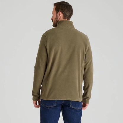 Man in Ridgeline Narvik Fleece, a highly functional polyester fleece jacket
