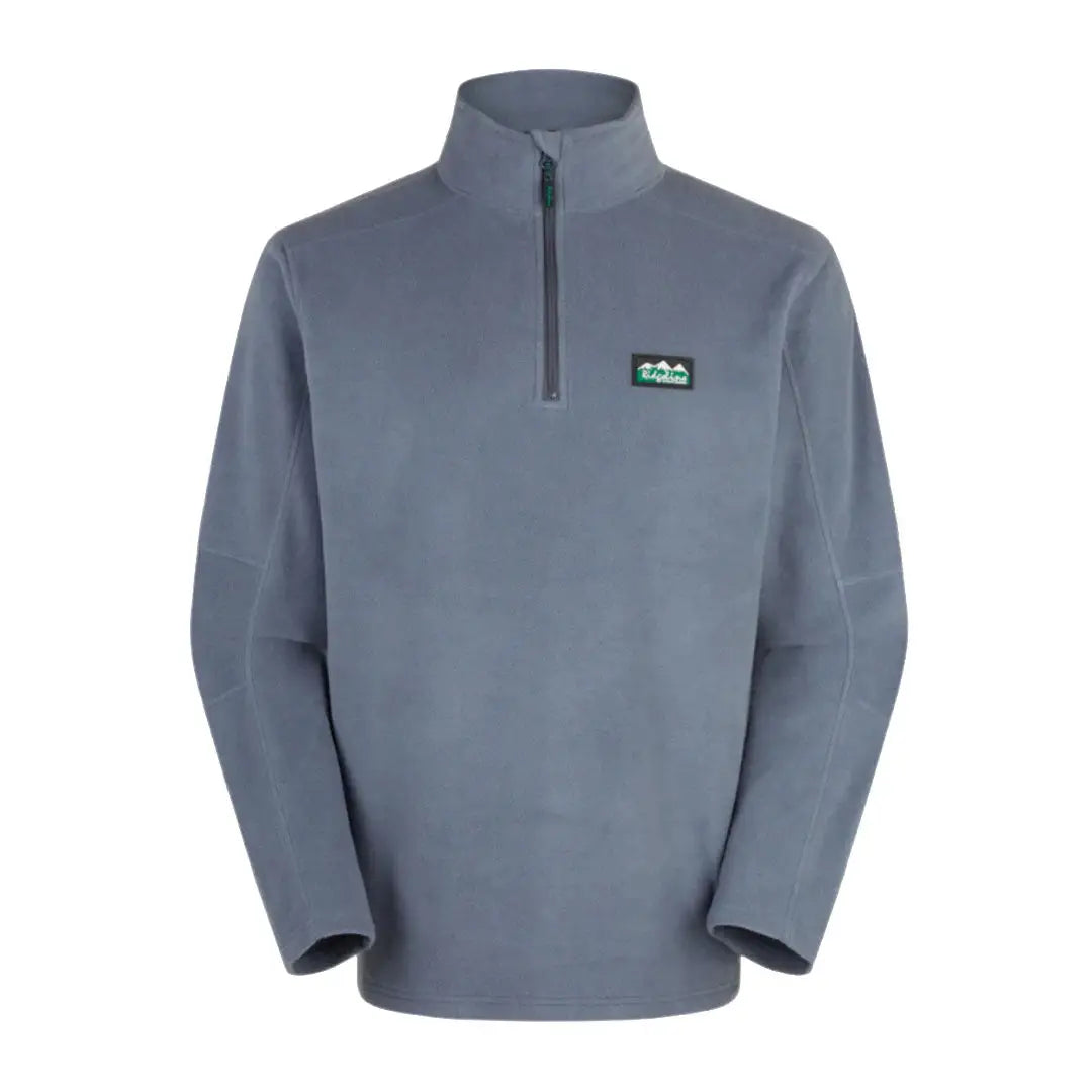 Gray Ridgeline Narvik Fleece quarter-zip pullover made with functional polyester fleece