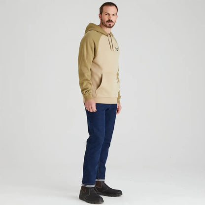 Man in a Ridgeline North Island Hoodie and jeans, perfect for island hoodie fans