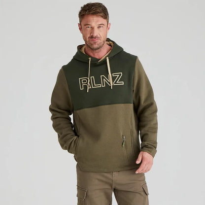 Two-tone green Ridgeline South Island Hoodie, perfect for island hoodie lovers