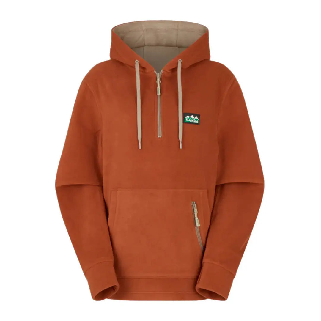 Orange hooded sweatshirt from Ridgeline Womens Ballistic Hoodie collection