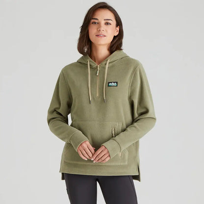 Olive green Ridgeline Womens Ballistic Hoodie for a stylish and tough look