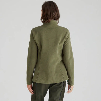 Olive green Brenna Fleece jacket from Ridgeline Womens country clothing for hunting