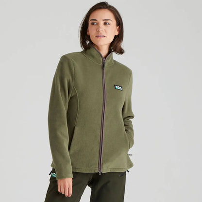 Olive green Brenna Fleece jacket from Ridgeline Womens for country clothing and hunting