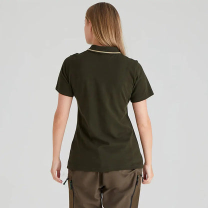 Olive green Kilworth polo shirt from Ridgeline Womens Kilworth Polo Shirt collection