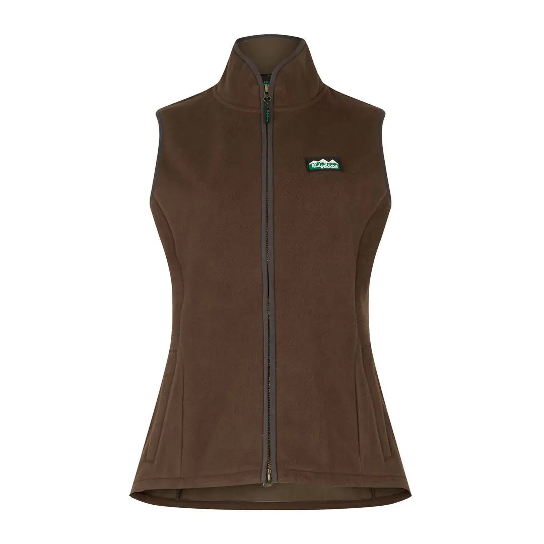 Brown zippered vest from Ridgeline, perfect for country clothing and hunting vibes